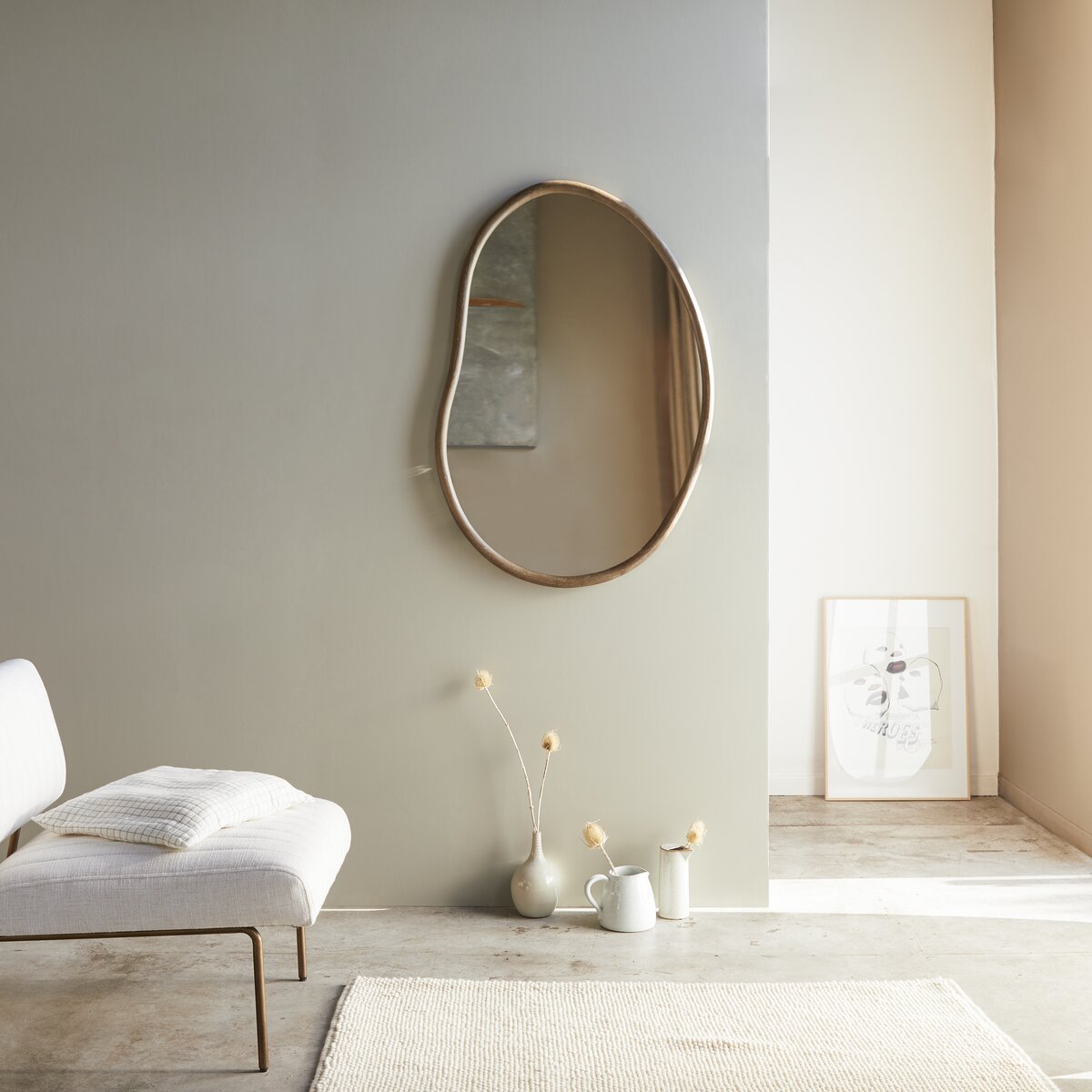 Dim - Miroir en mindi 100x70 cm Dim - Miroir en mindi 100x70 cm