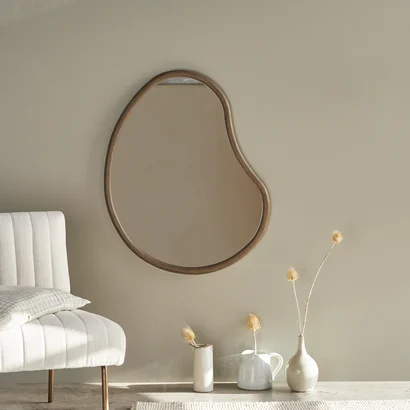 Dim - Mindi wood Mirror 85x65 cm