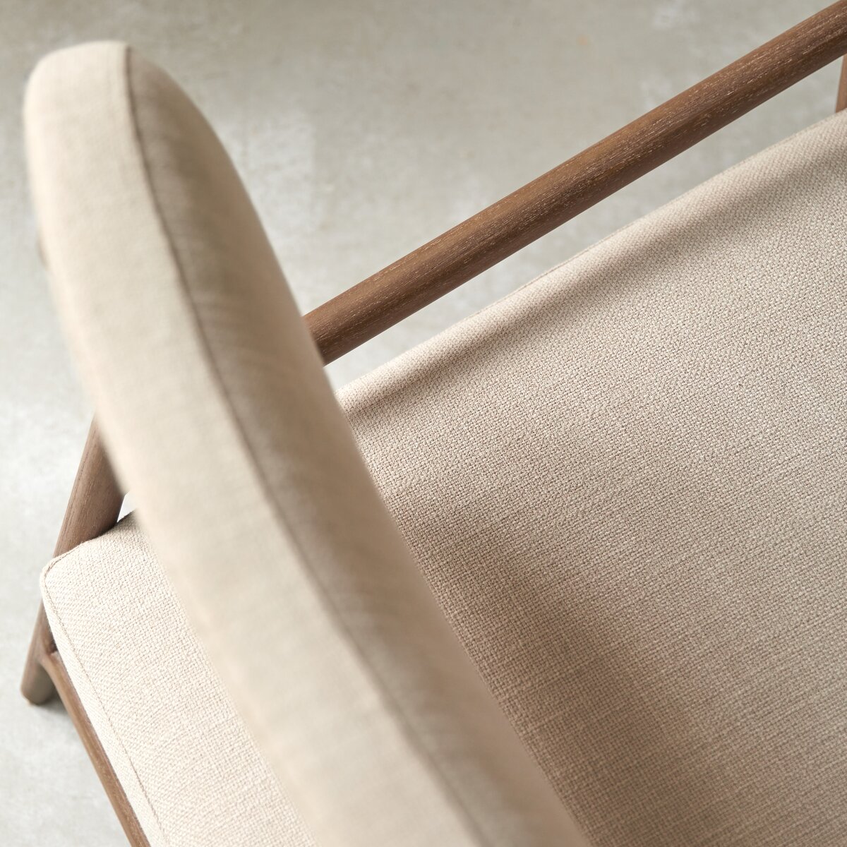 Romane - Sillón en madera de mindi macizo Romane - Sillón en madera de mindi macizo