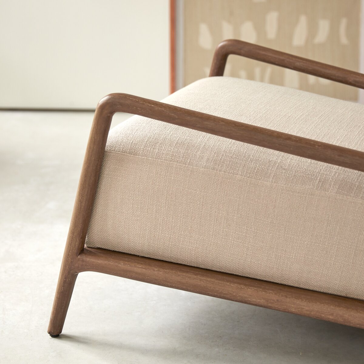 Romane - Sillón en madera de mindi macizo Romane - Sillón en madera de mindi macizo