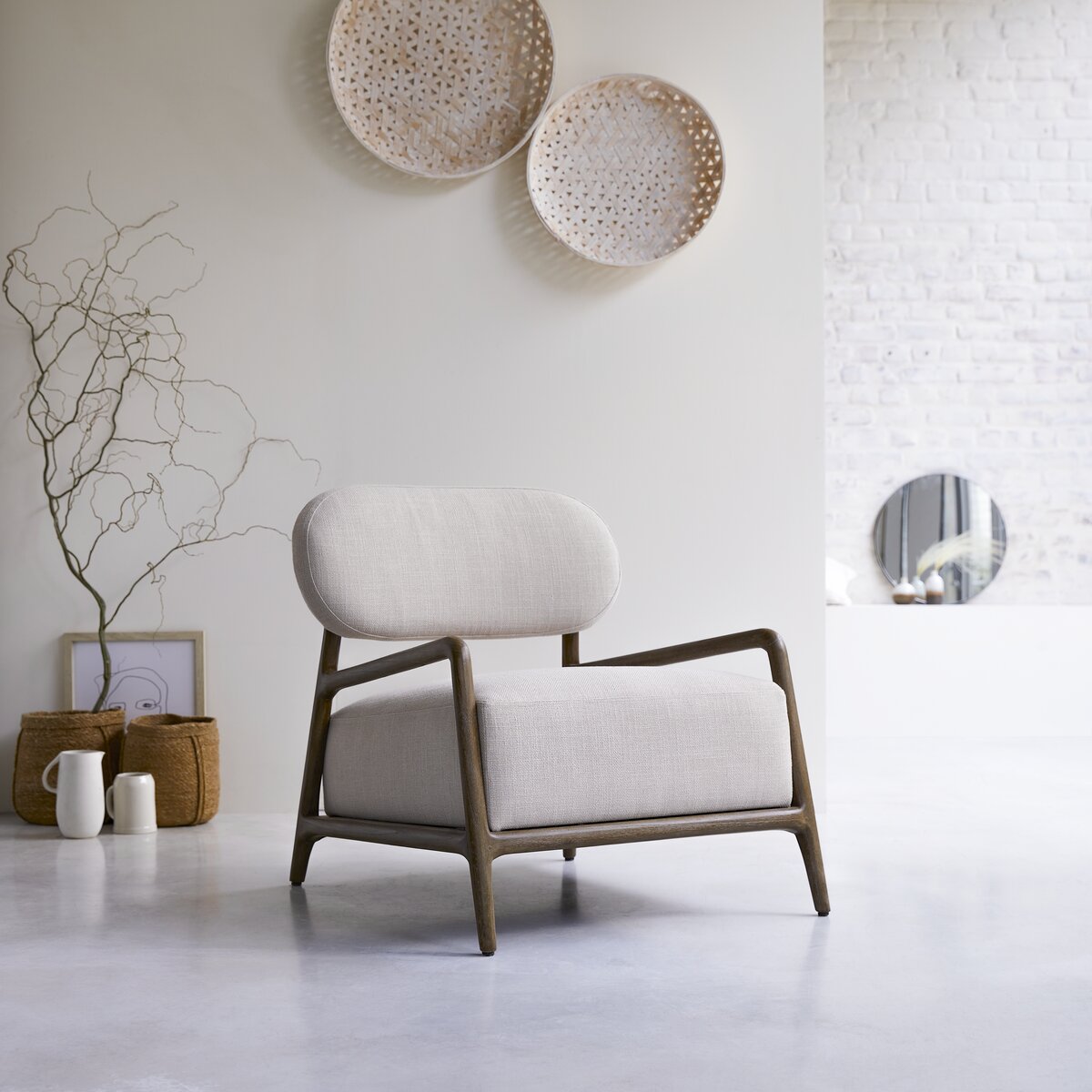 Romane - Fauteuil en mindi massif Romane - Fauteuil en mindi massif