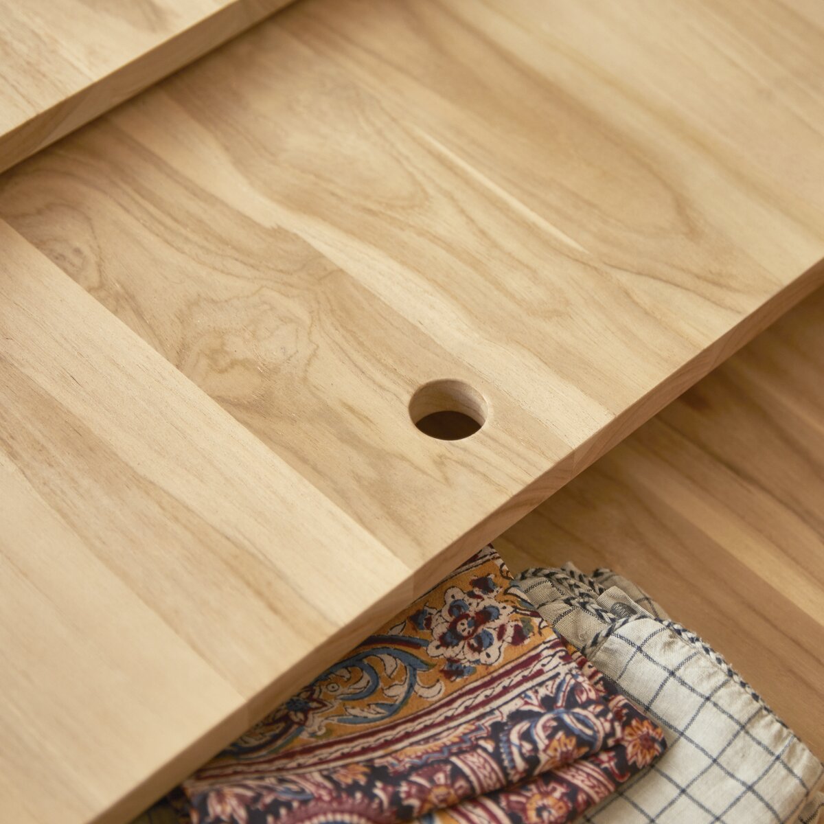 Honorine - Table basse rangement en teck massif Honorine - Table basse rangement en teck massif