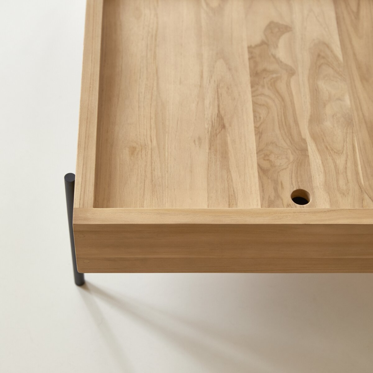 Honorine - Table basse rangement en teck massif Honorine - Table basse rangement en teck massif