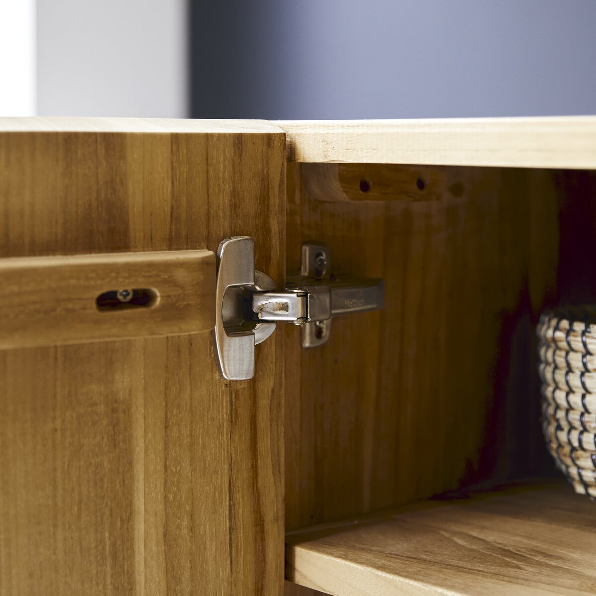 Honorine - Buffet haut en teck massif 165 cm Honorine - Buffet haut en teck massif 165 cm