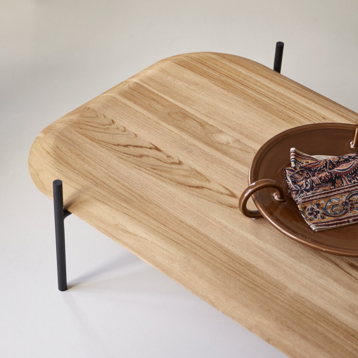 Honorine - Table basse rectangulaire en teck massif Honorine - Table basse rectangulaire en teck massif