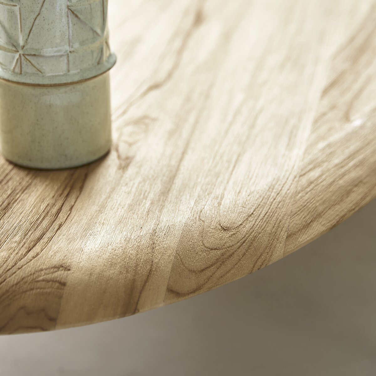 Honorine - Table basse ovale en teck massif Honorine - Table basse ovale en teck massif