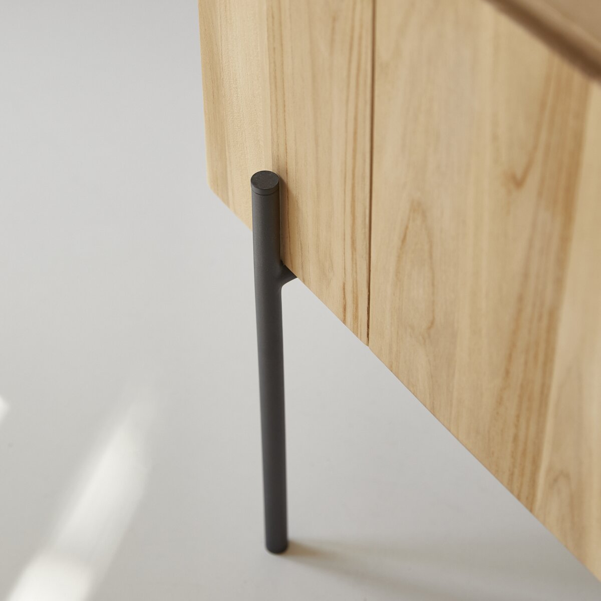 Honorine - Meuble TV haut en teck massif 170 cm Honorine - Meuble TV haut en teck massif 170 cm