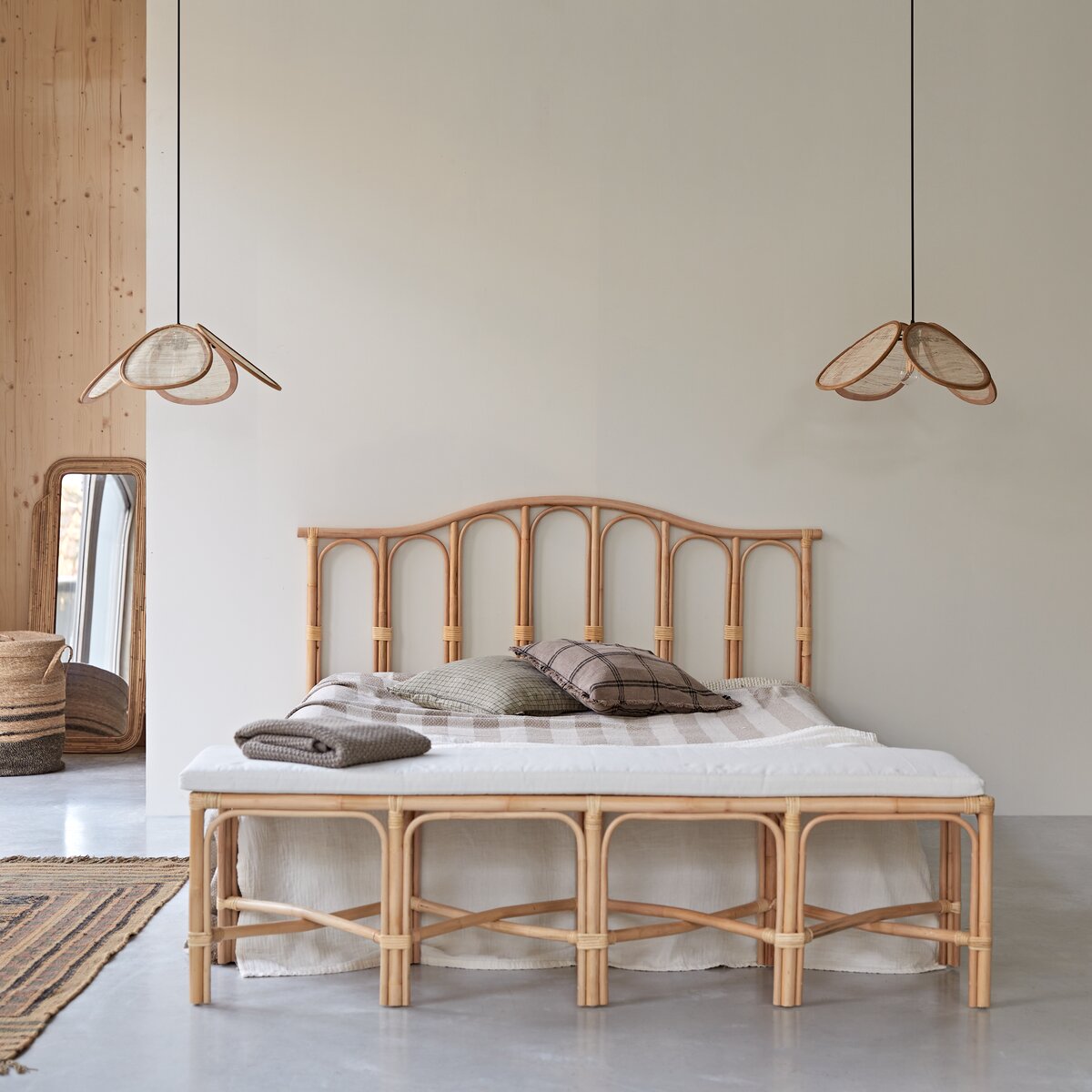 Testiera in Rattan per Letto singolo Torinio Kids - SKLUM