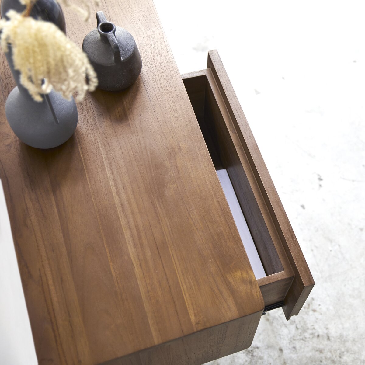 Circa - 2-Drawer Solid reclaimed teak TV Stand 110 cm Circa - 2-Drawer Solid reclaimed teak TV Stand 110 cm
