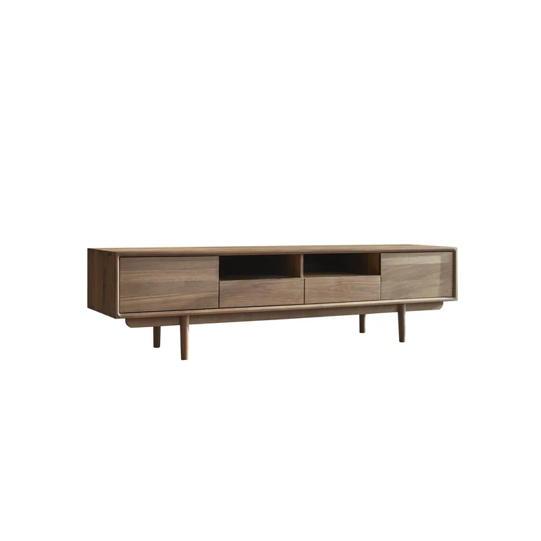 Mueble de TV Arto de nogal 180 cm - Mobiliario de almacenaje de salón -  Tikamoon