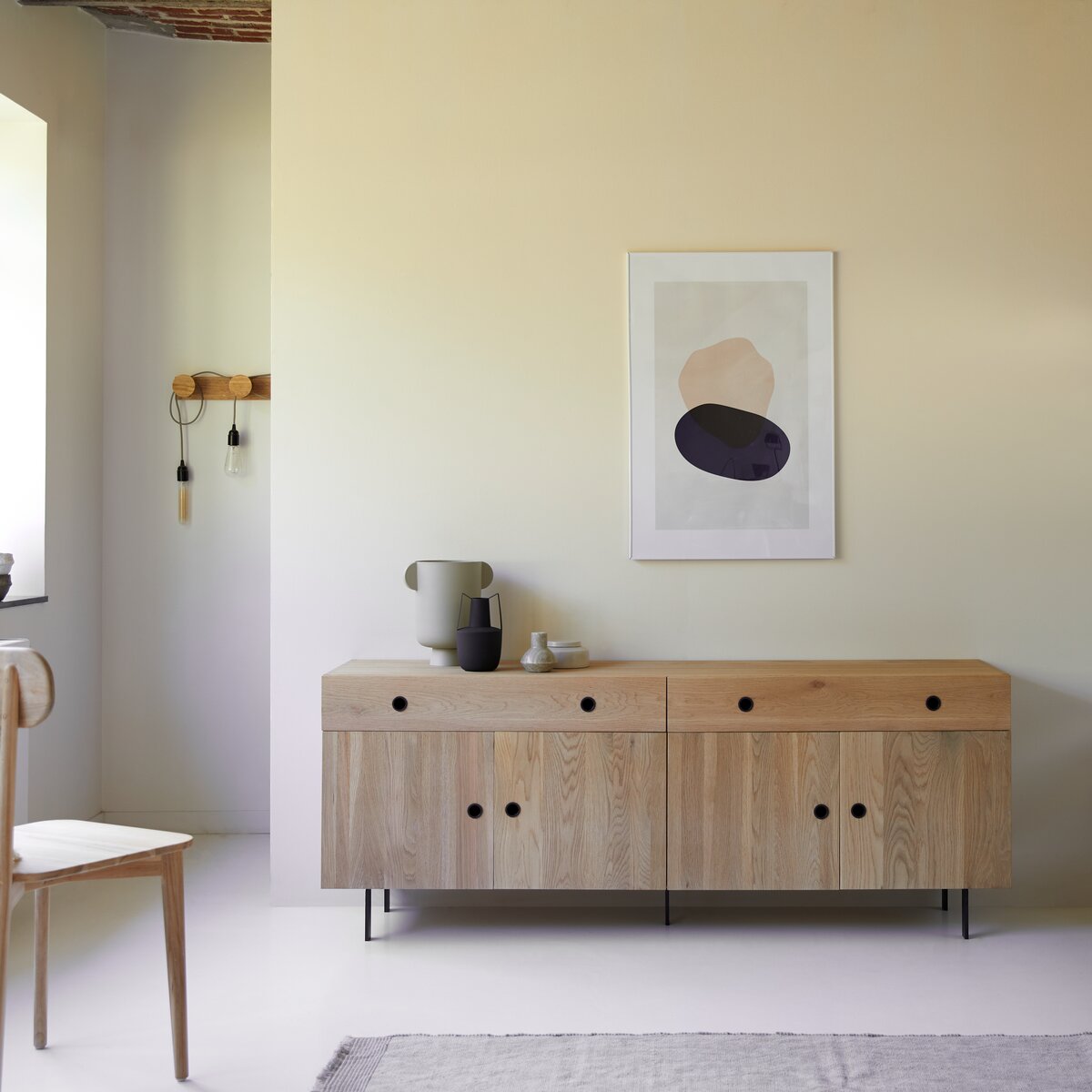 Jeanne - Buffet in quercia massello 185 cm Jeanne - Buffet in quercia massello 185 cm