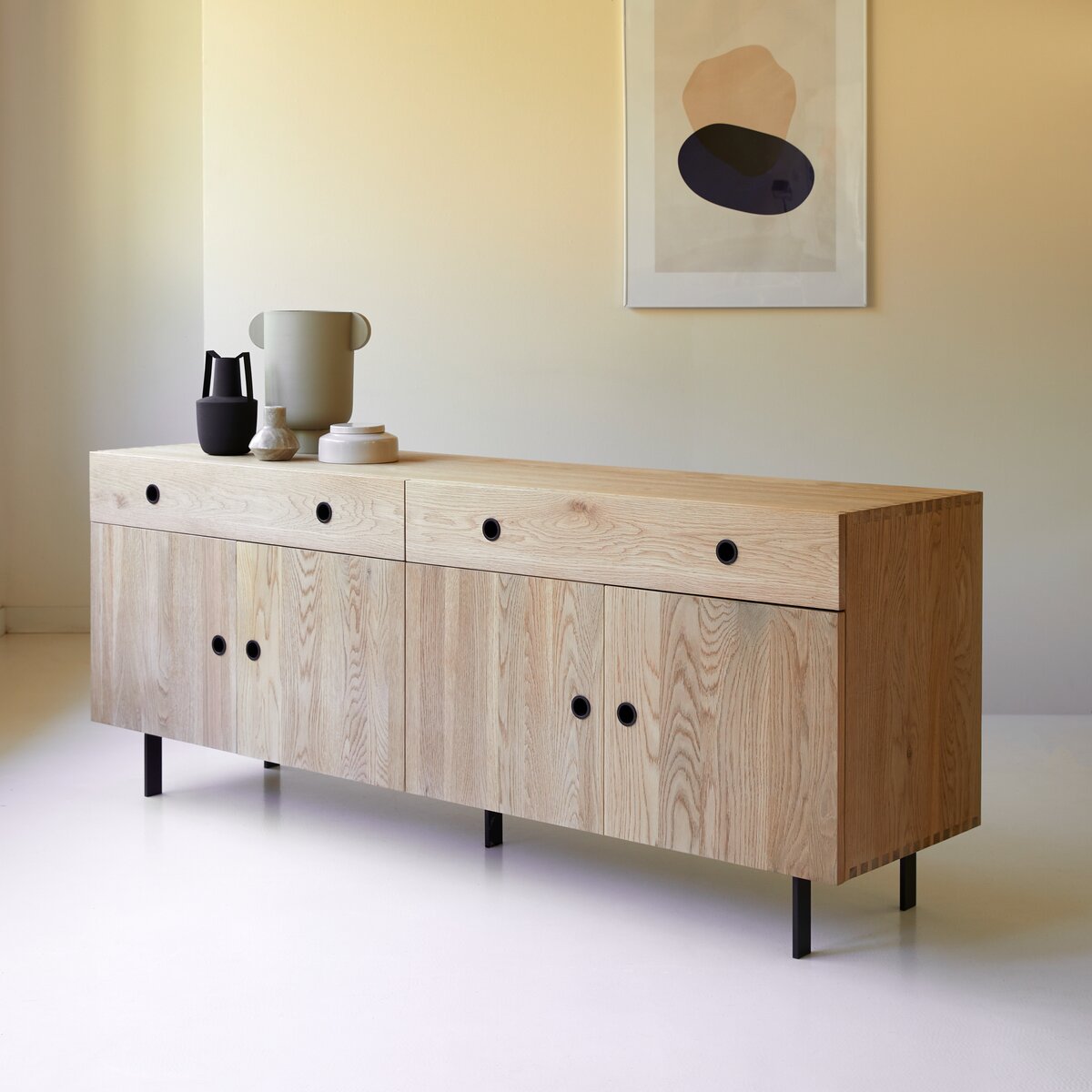 Jeanne - Buffet en chêne massif 185 cm Jeanne - Buffet en chêne massif 185 cm