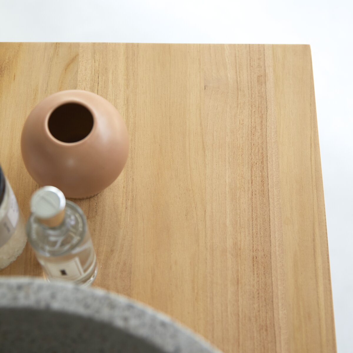 Jill - Waschtischunterschrank aus massivem Teakholz 80 cm Jill - Waschtischunterschrank aus massivem Teakholz 80 cm
