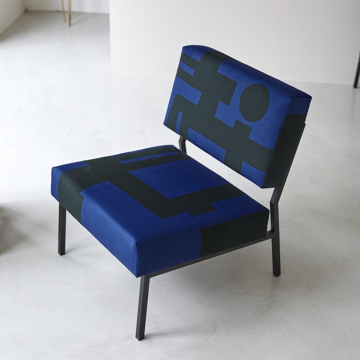 Barbican - Fauteuil français bleu Barbican - Fauteuil français bleu