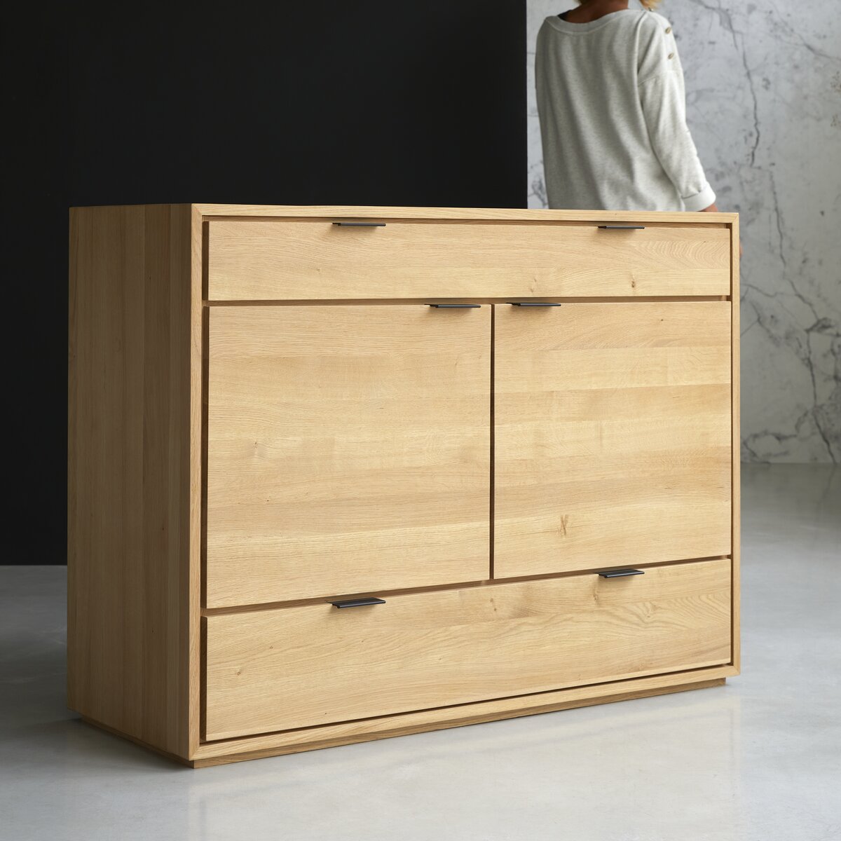 Senson - Buffet en chêne massif 120 cm Senson - Buffet en chêne massif 120 cm