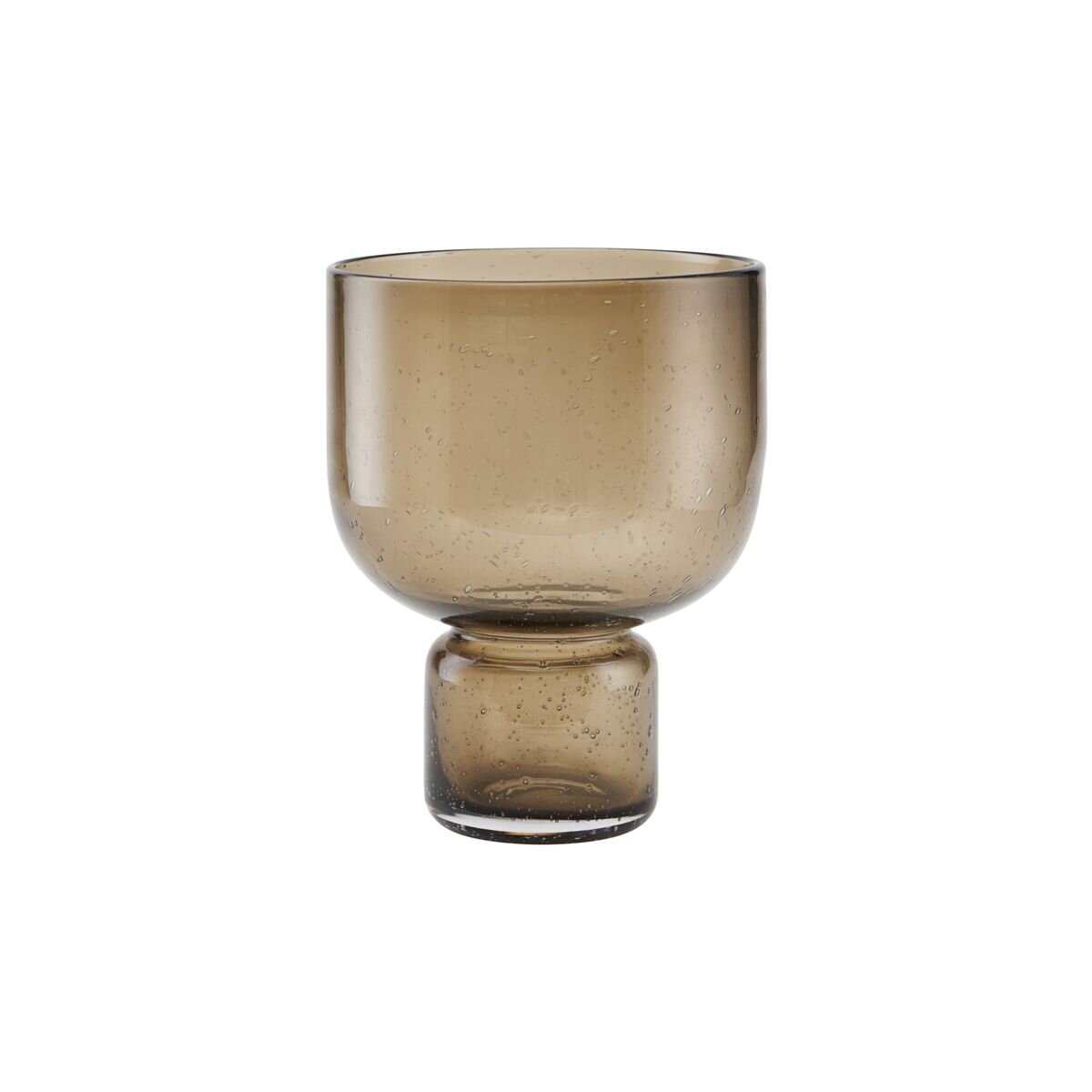 Farida - Vaso in vetro marrone Farida - Vaso in vetro marrone