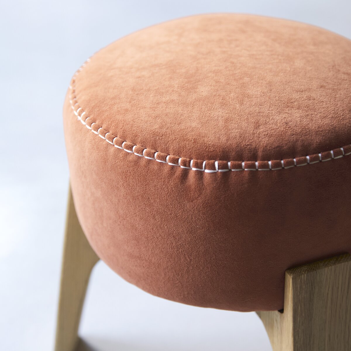 Drum - Pouf S Sienna en chêne massif Drum - Pouf S Sienna en chêne massif