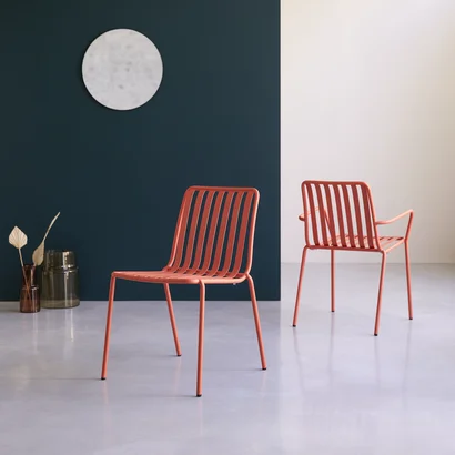 Gaby - Orange metal Chair