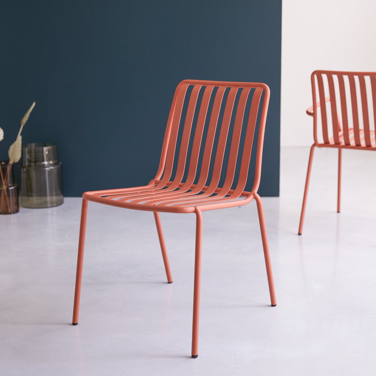 Gaby - Stuhl aus Metall orange Gaby - Stuhl aus Metall orange