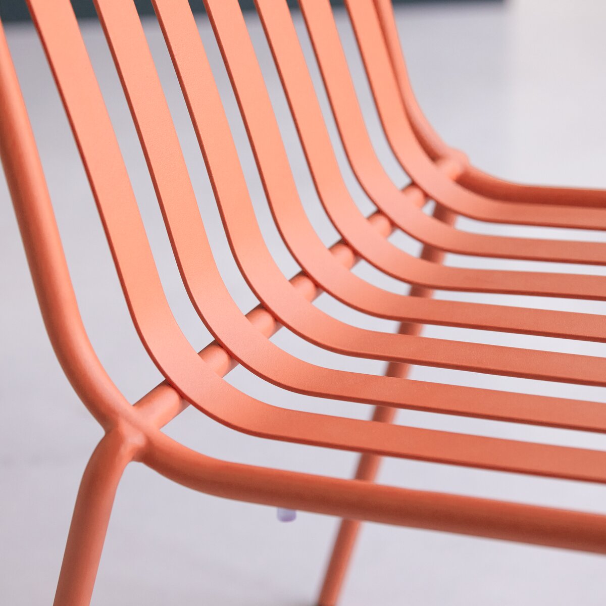 Gaby - Stuhl aus Metall orange Gaby - Stuhl aus Metall orange
