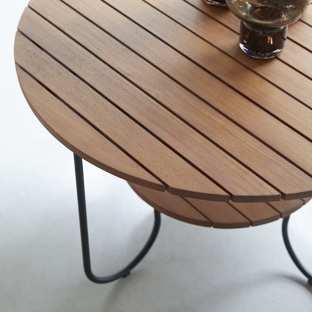Key Wood - Table basse lattée en teck massif Key Wood - Table basse lattée en teck massif