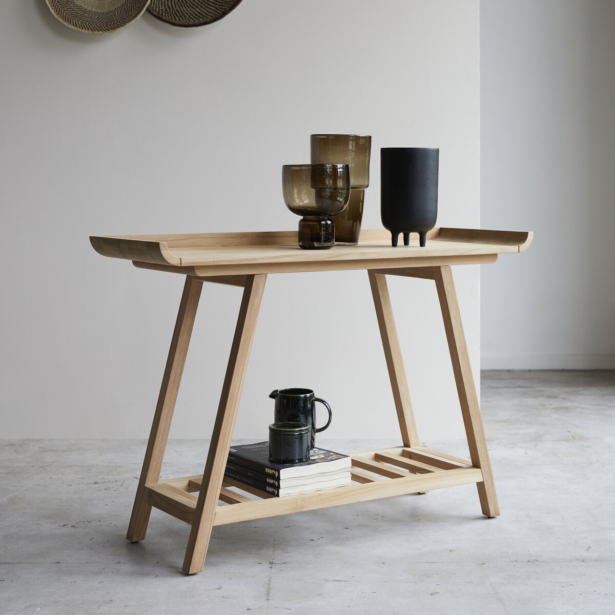 Slimline store side table