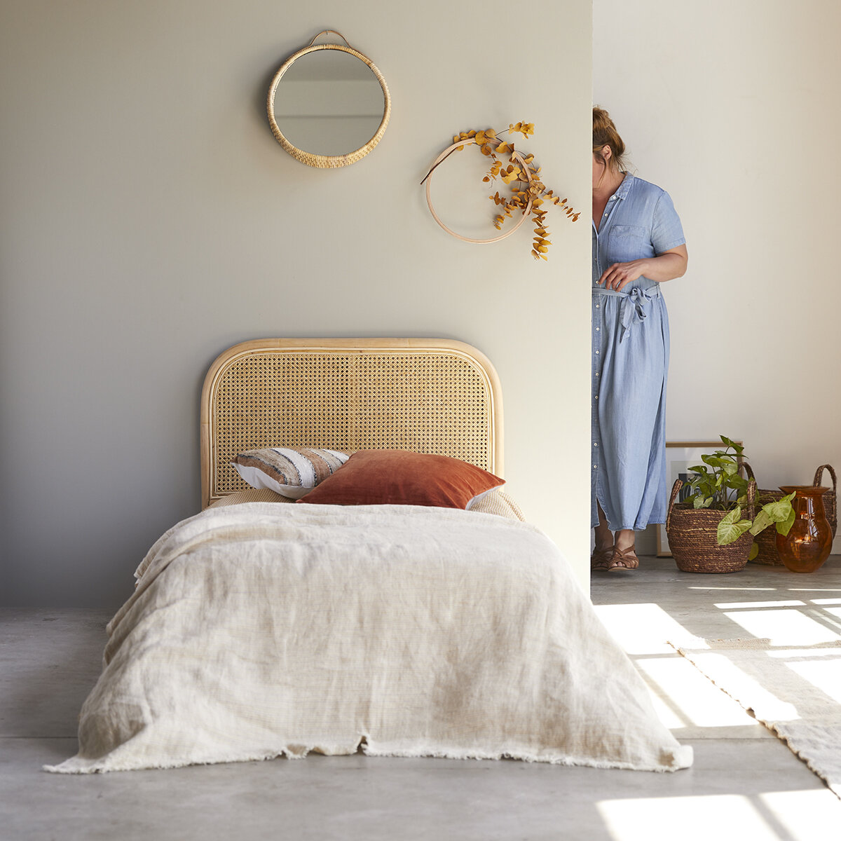 Kapra - Leinenplaid – Sand Kapra - Leinenplaid – Sand