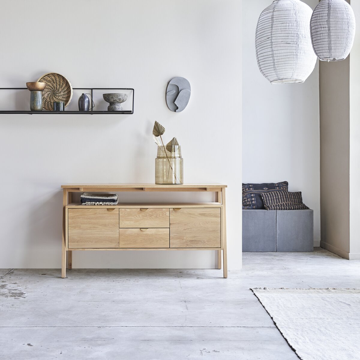 Pola - Buffet en chêne massif 140 cm Pola - Buffet en chêne massif 140 cm