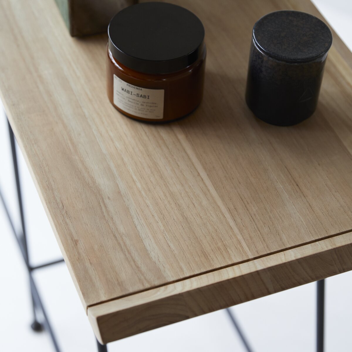 Ema - Solid teak and metal Console table Ema - Solid teak and metal Console table