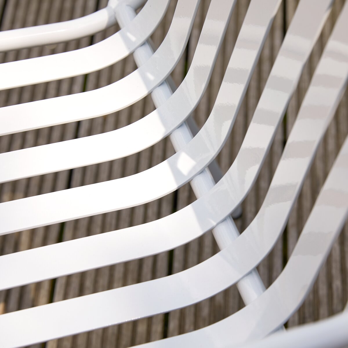 Gaby - Sillón de jardín en metal white Gaby - Sillón de jardín en metal white