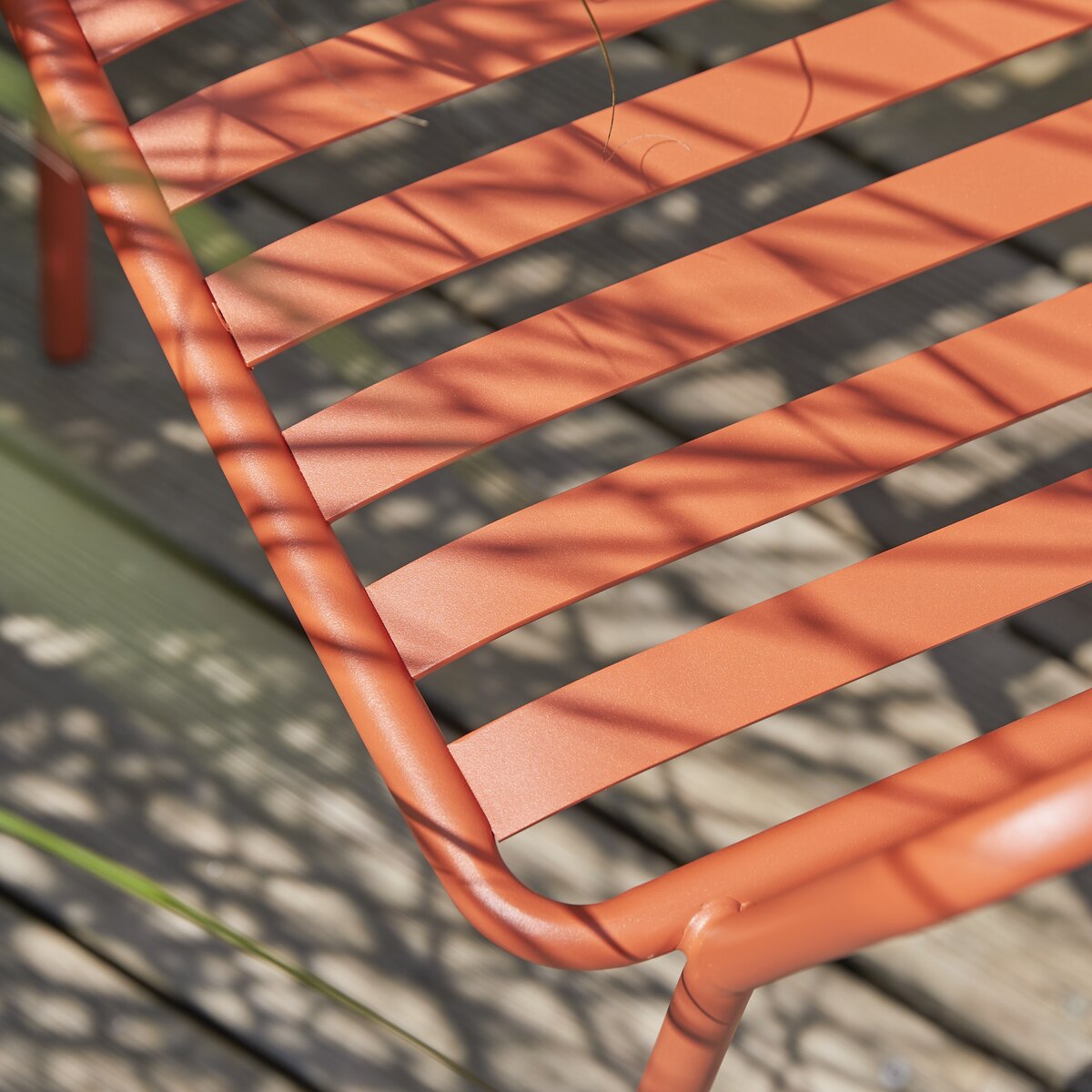 Gaby - Fauteuil de jardin en métal orange Gaby - Fauteuil de jardin en métal orange