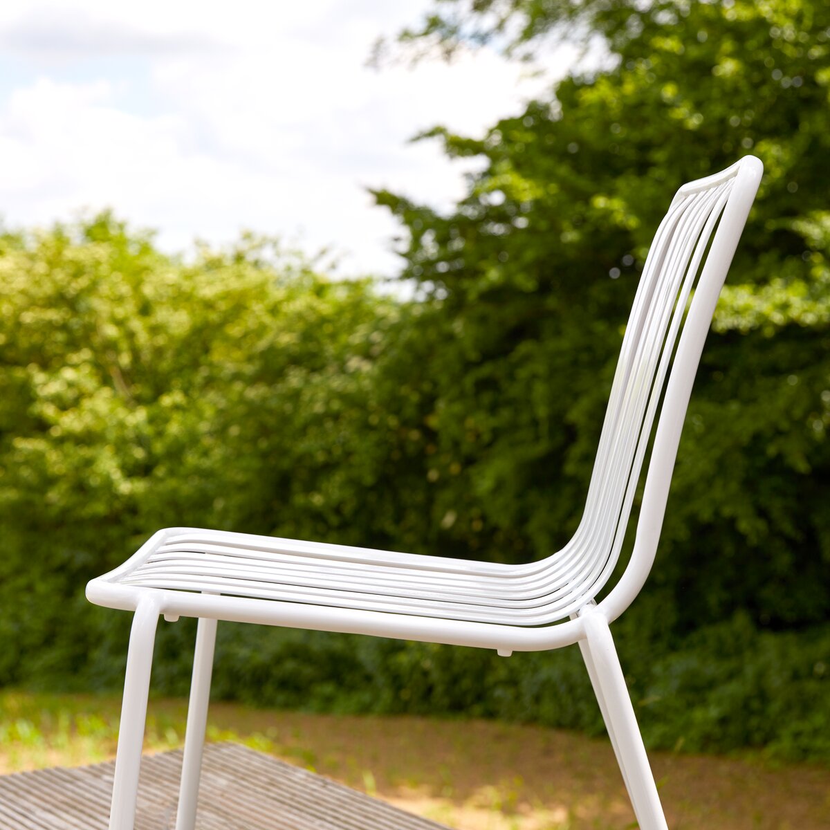 Gaby - Sedia da giardino in metallo white Gaby - Sedia da giardino in metallo white