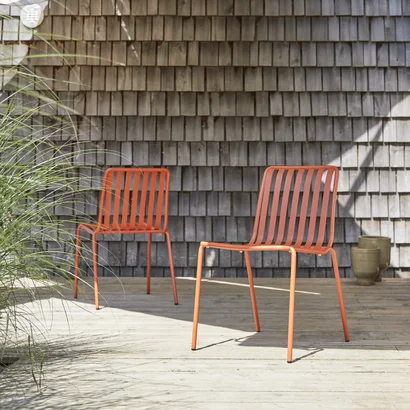 Gaby - Orange metal Chair