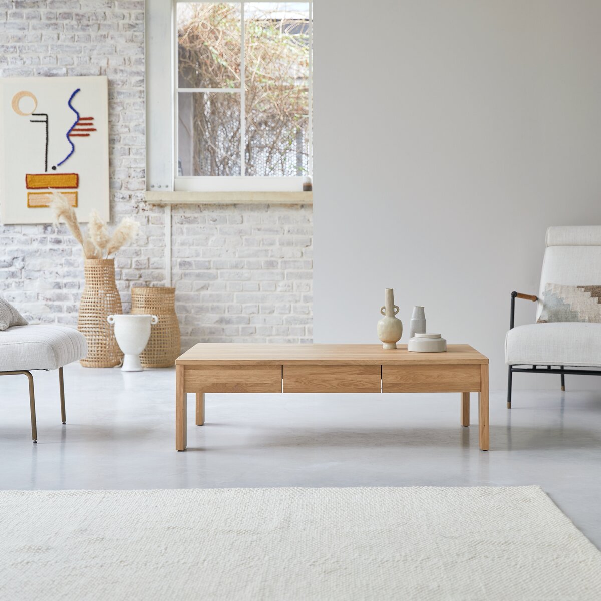Eden - Couchtisch aus massivem Eichenholz Eden - Couchtisch aus massivem Eichenholz