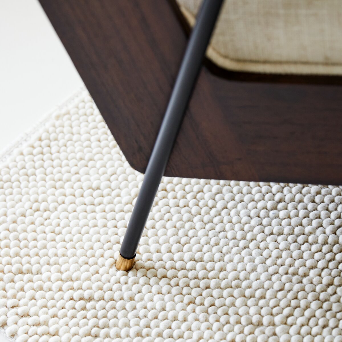 Awa - Fauteuil en mindi et tissu Awa - Fauteuil en mindi et tissu