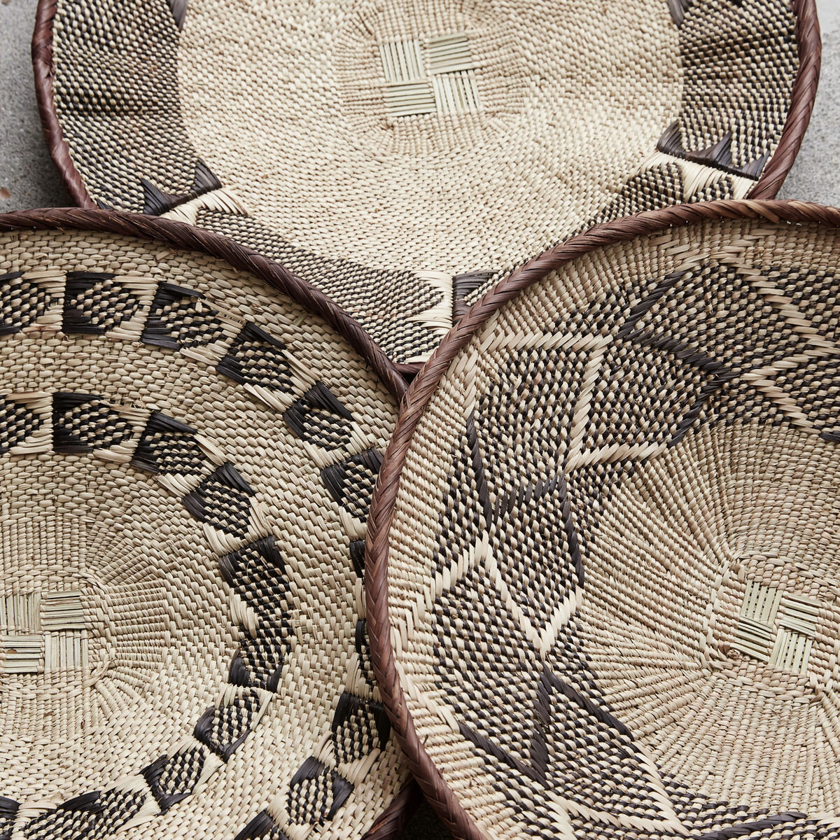 Tonga - Décoration murale en fibres végétales 38 cm Tonga - Décoration murale en fibres végétales 38 cm