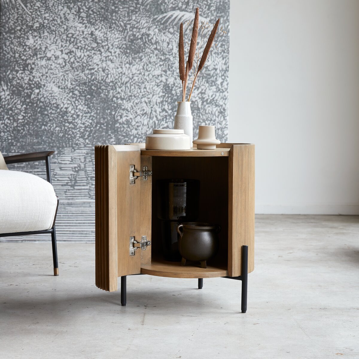 Lou - Mindi wood side table Lou - Mindi wood side table