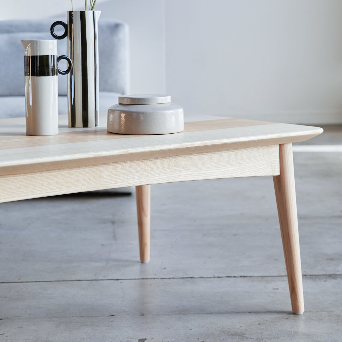 solid ash coffee table