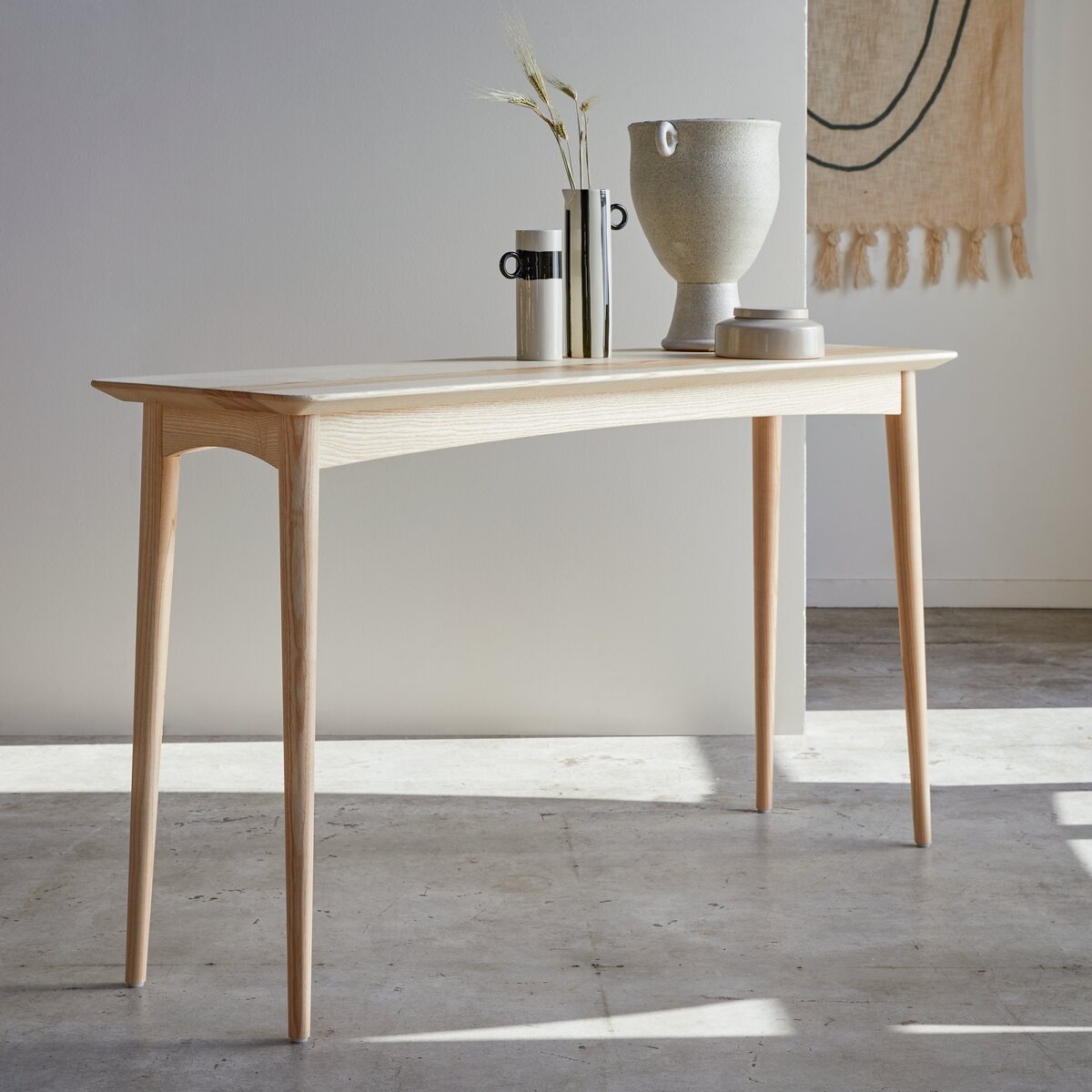 Josef - Console en frêne olivier massif français Josef - Console en frêne olivier massif français
