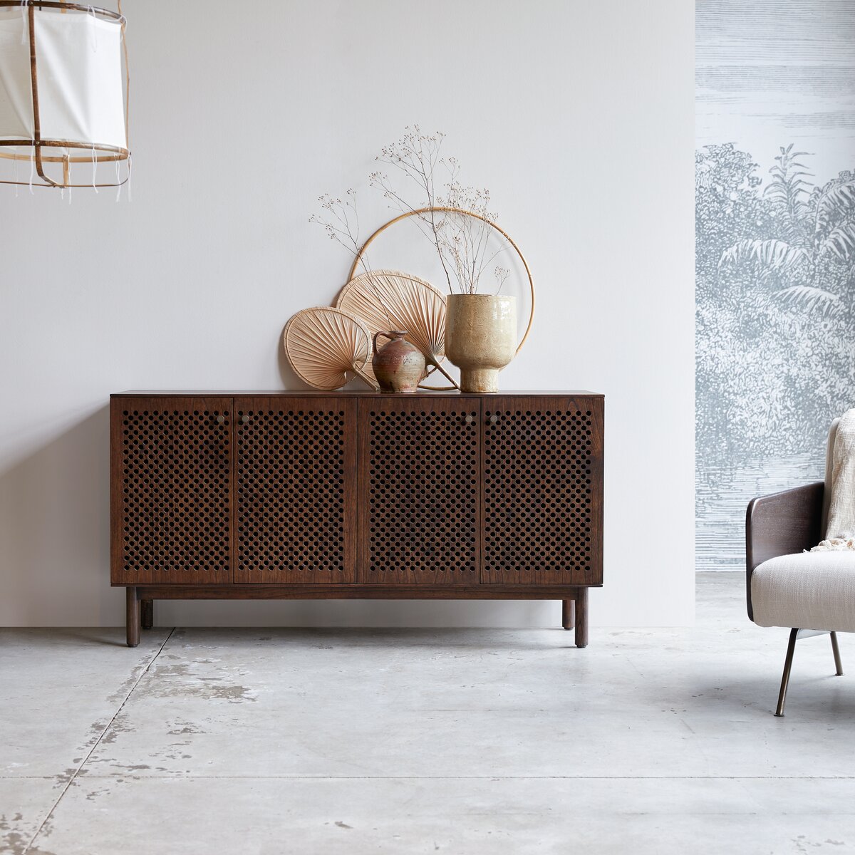 Bartho - Buffet en mindi 160 cm Bartho - Buffet en mindi 160 cm