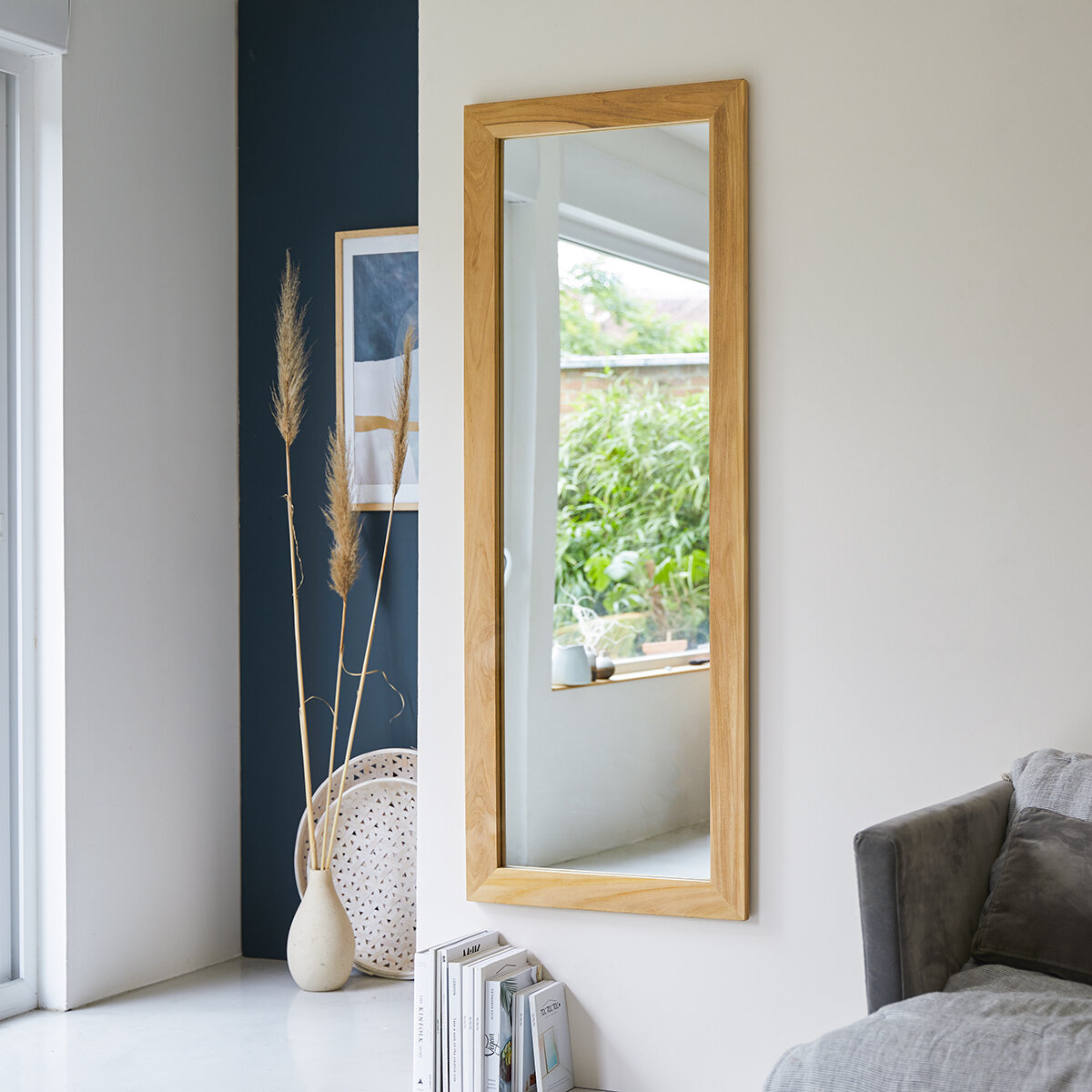 Tona - Solid teak full-length mirror 160x60 cm Tona - Solid teak full-length mirror 160x60 cm
