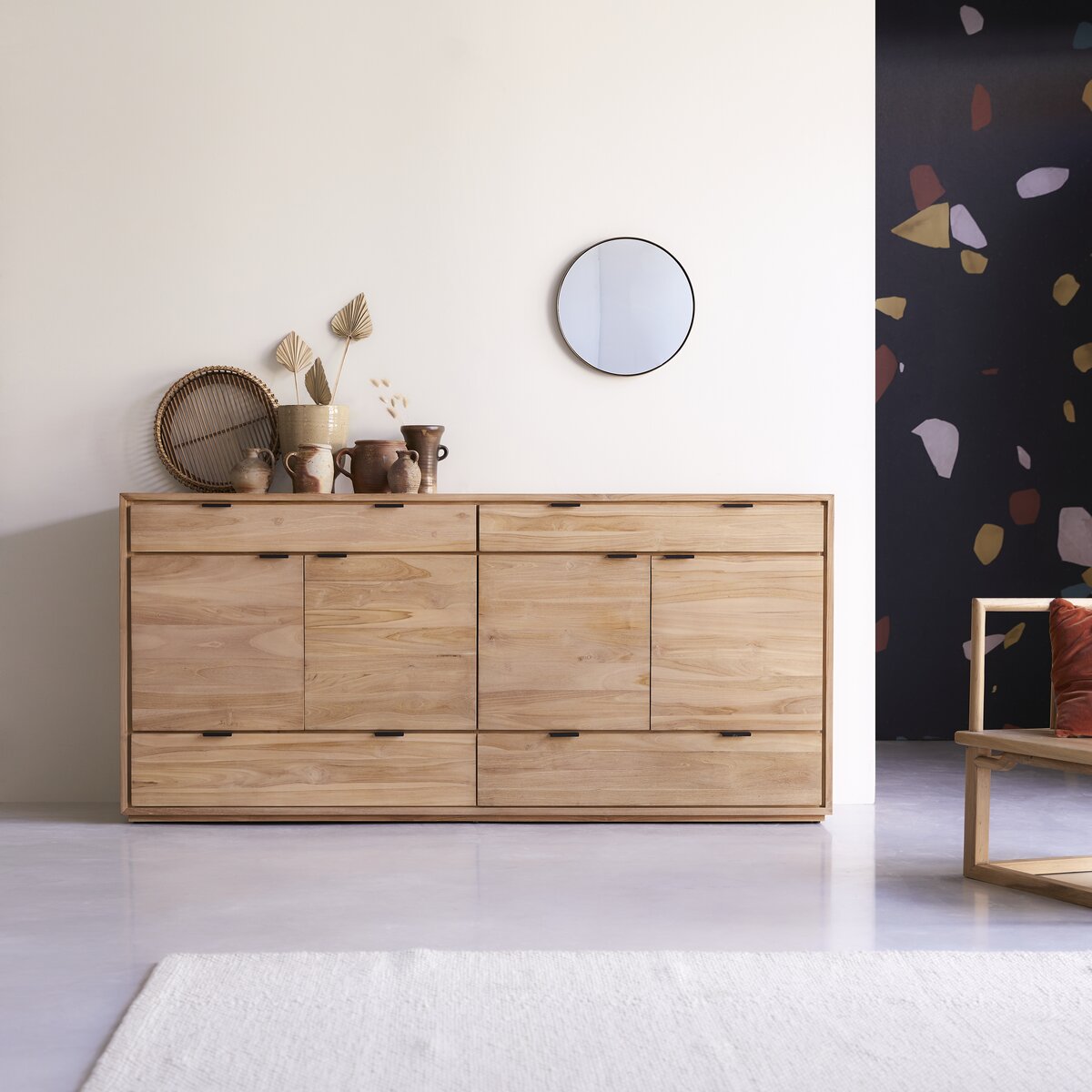 Senson - Buffet en teck massif 200 cm Senson - Buffet en teck massif 200 cm