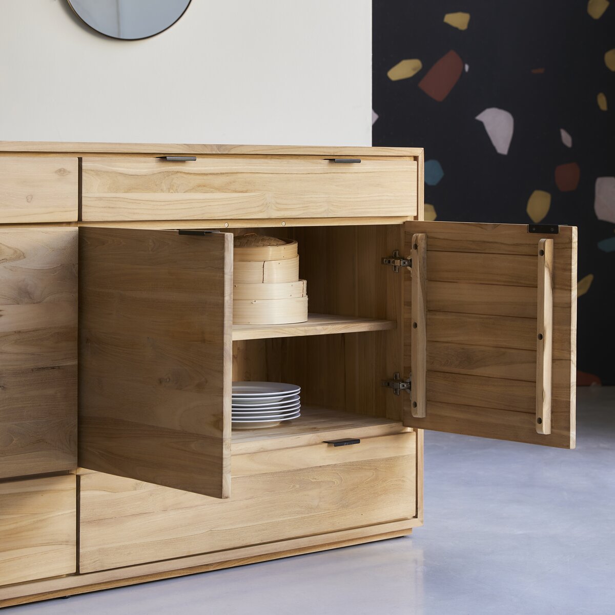 Senson - Solid teak sideboard 200 cm Senson - Solid teak sideboard 200 cm