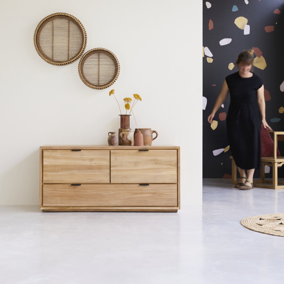Senson - Solid teak TV unit 120 cm Senson - Solid teak TV unit 120 cm