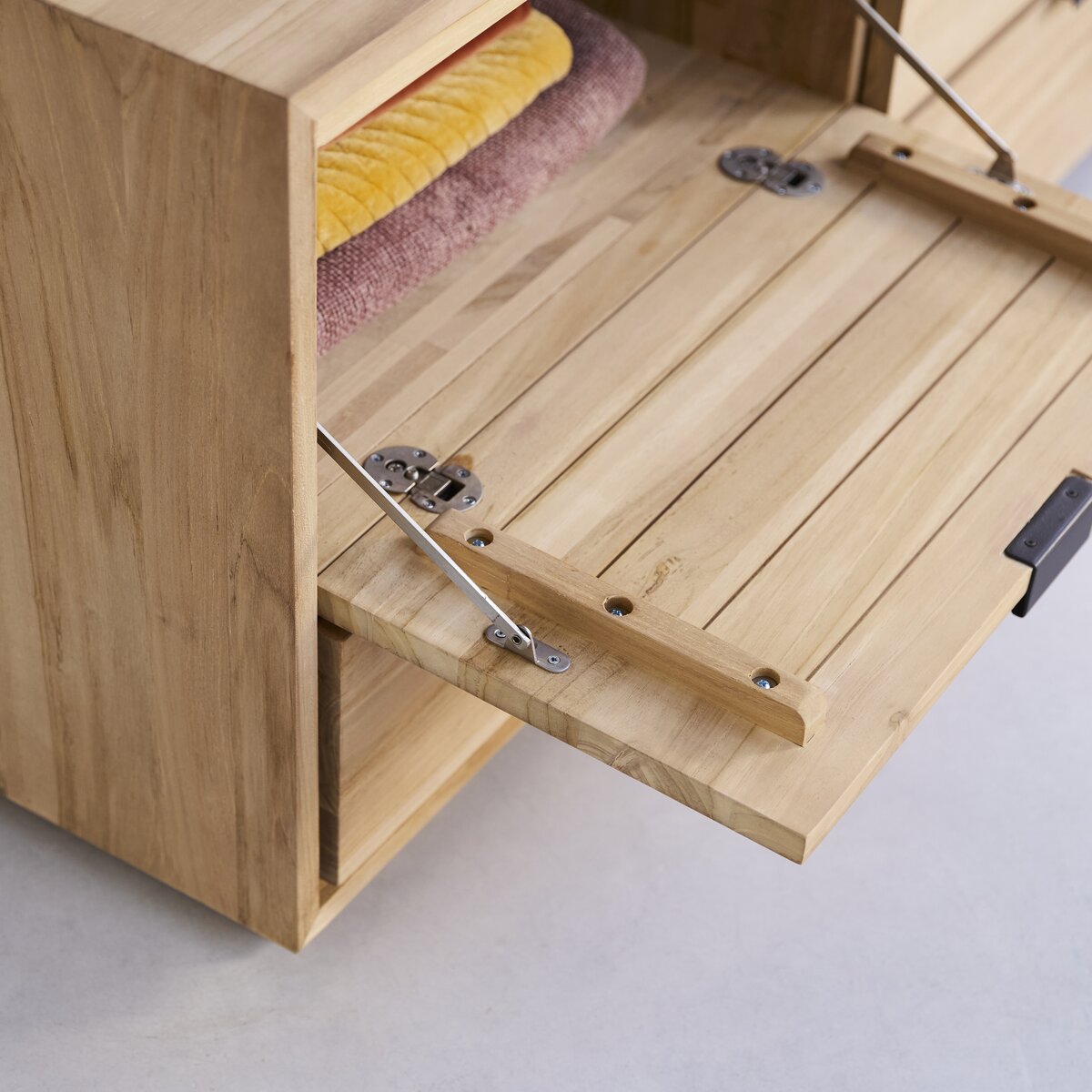 Senson - Meuble TV en teck massif 120 cm Senson - Meuble TV en teck massif 120 cm