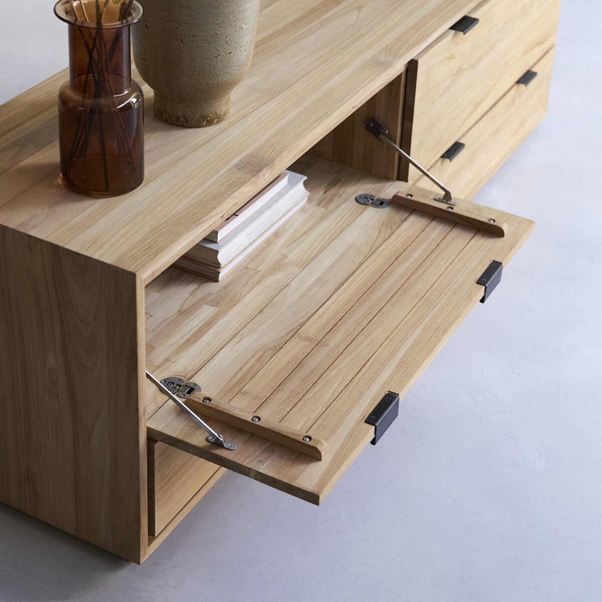Senson - Meuble TV en teck massif 180 cm Senson - Meuble TV en teck massif 180 cm