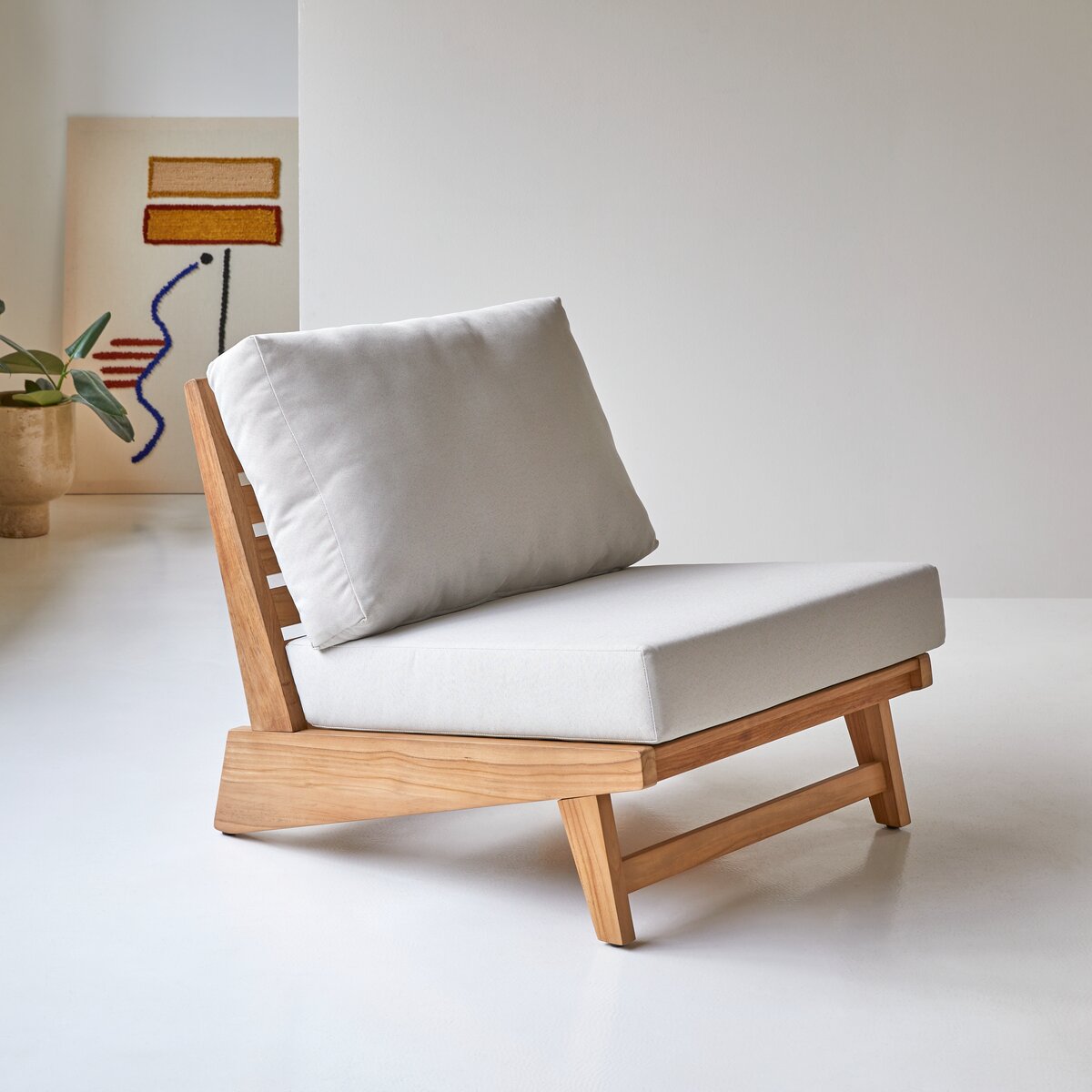 Olia - Poltrona in teak massello Olia - Poltrona in teak massello