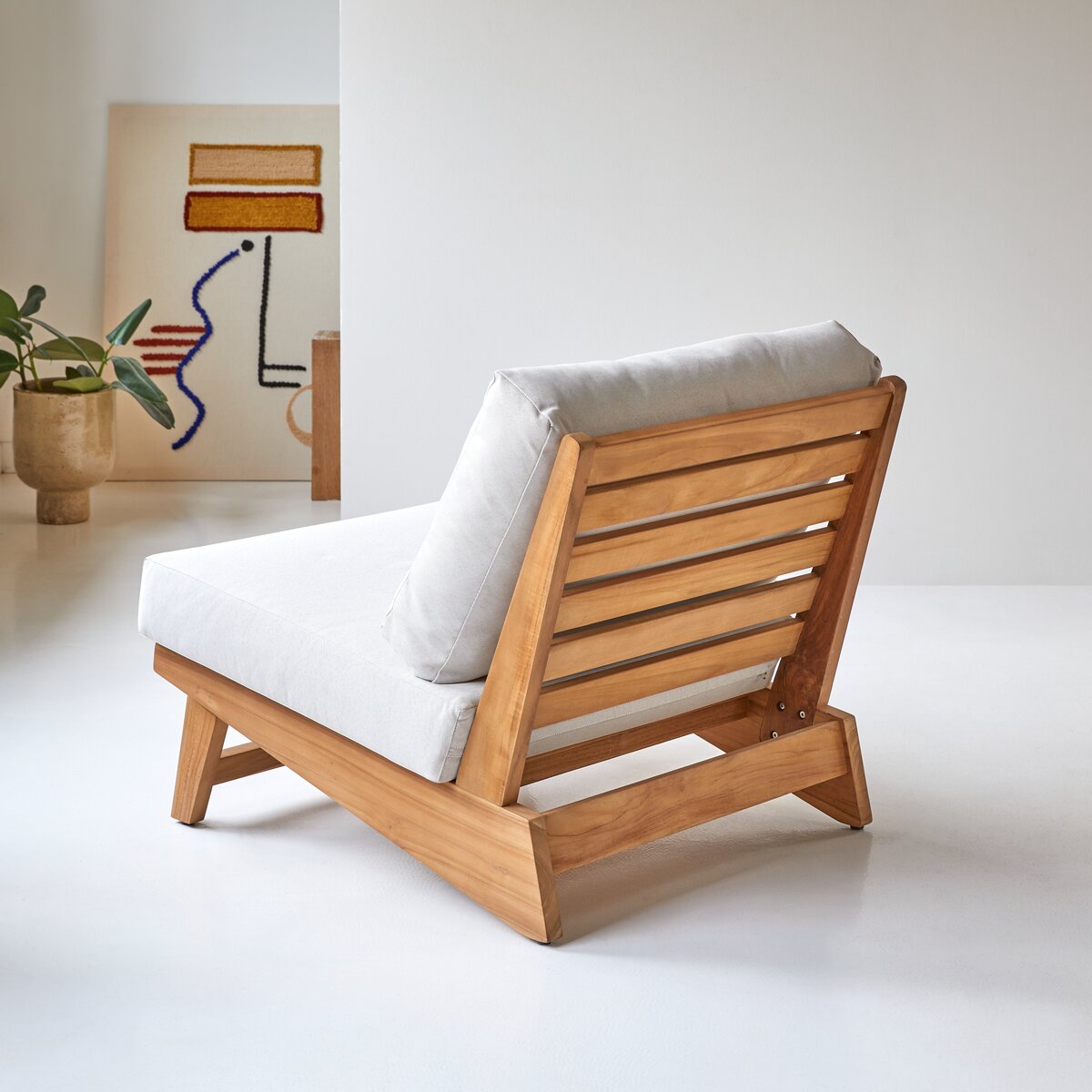 Olia - Poltrona in teak massello Olia - Poltrona in teak massello