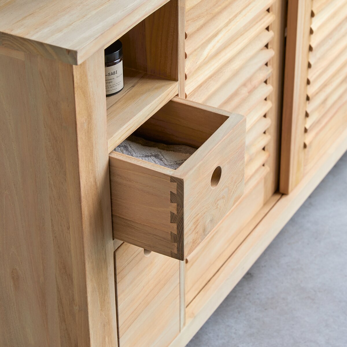 Coline - Solid teak vanity unit 145 cm Coline - Solid teak vanity unit 145 cm