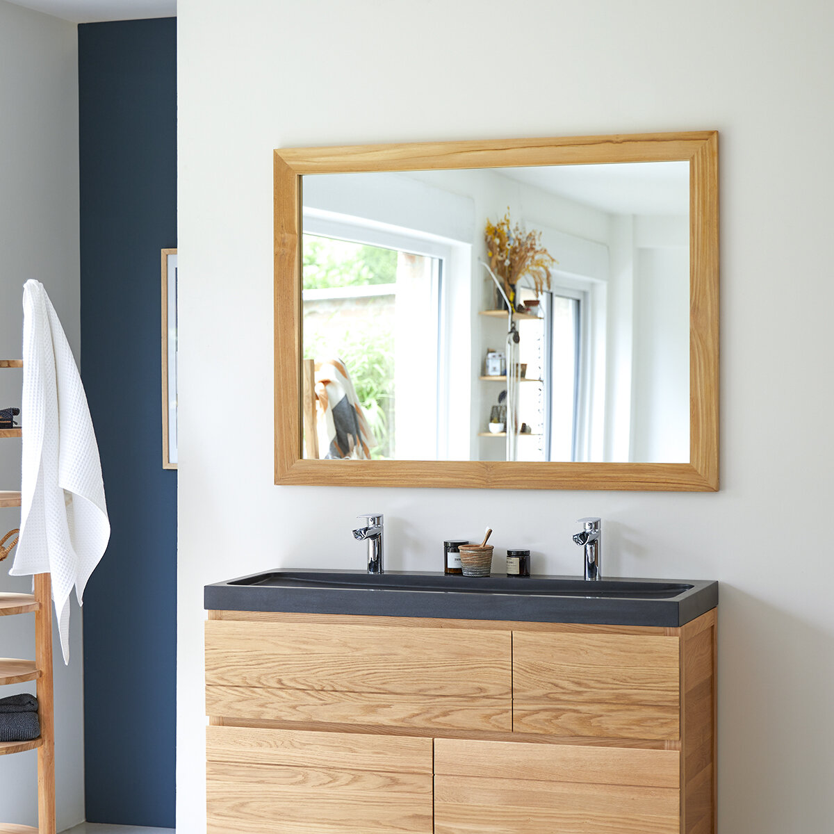 Tona - Miroir en teck 120x90 cm Tona - Miroir en teck 120x90 cm
